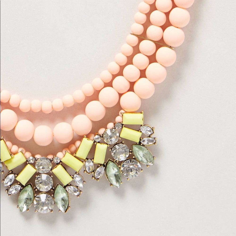 Anthropologie Boreal Bib Statement Necklace
